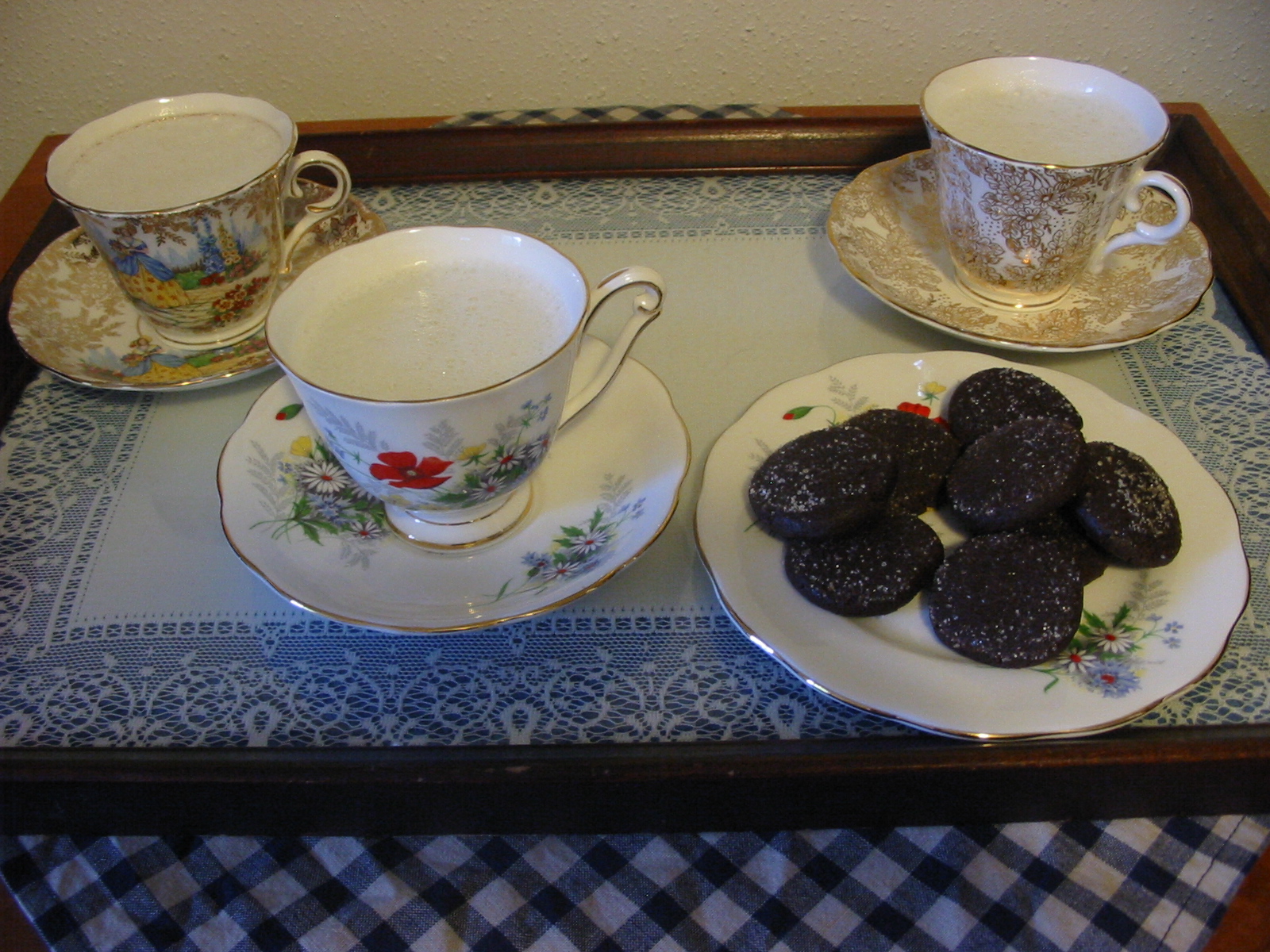 tray of tea
